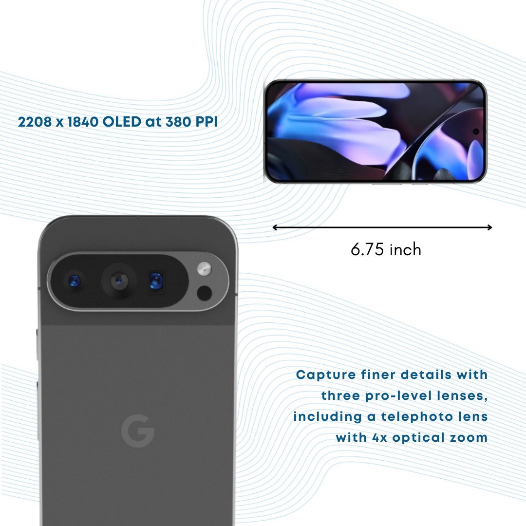 New /Sealed Google Pixel 9 Pro XL – Android 5G Smartphone with wide - angle lens and 24 - hour battery – 1TB - Phones From Home