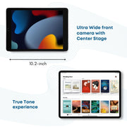 Sealed | 2021 Apple iPad (10.2-inch iPad, Wi-Fi 64GB) - Space grey (9th Generation) - Phones From Home