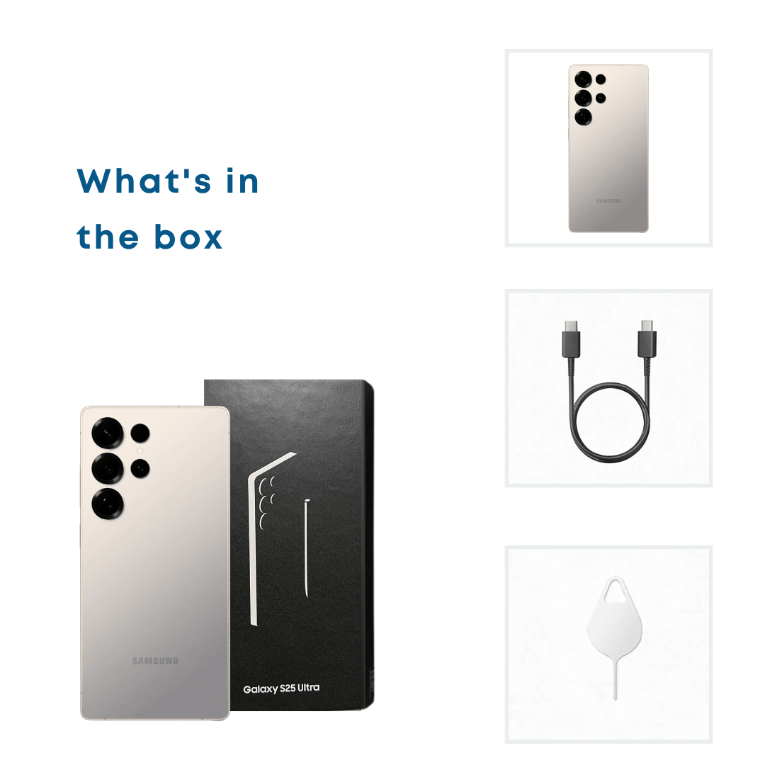 SEALED (NEW) Samsung Galaxy S25 Ultra 1TB - Titanium Grey - Phones From Home