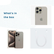 Sealed | Apple iPhone 15 Pro (128GB) - Natural Titanium - Phones From Home