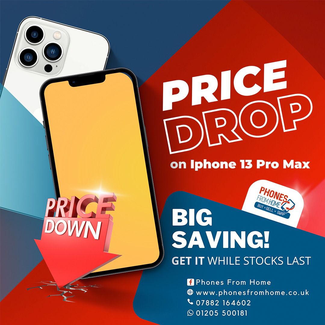 Price Crash Only Whilst Stocks Last On The iPhone 13 Pro - Phones From Home