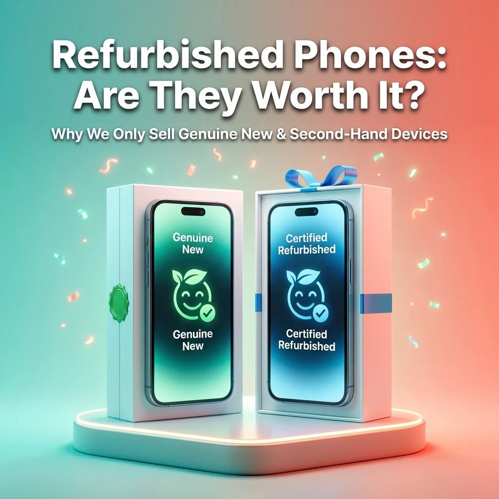Refurbished Phones: Are They Worth It? (Why We Only Sell Genuine New & Second-Hand Devices) - Phones From Home