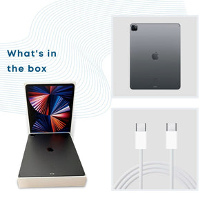 2021 Apple iPad Pro (12.9-inch, Wi-Fi,Cellular 256GB) - Space Grey (5th Generation) - Phones From Home
