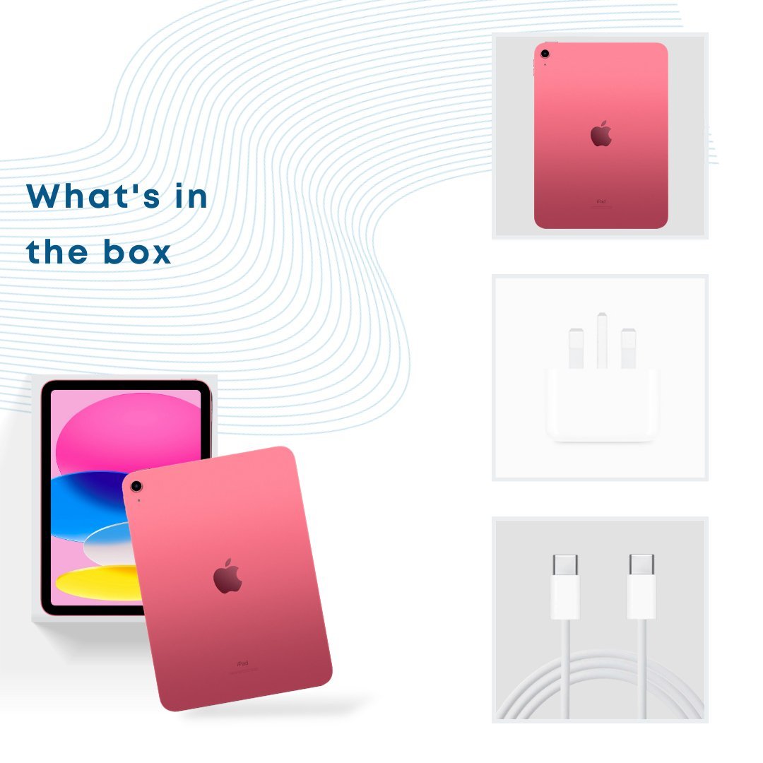 2022 Apple 10.9 - inch iPad (Wi - Fi, Cellular 64GB) - Pink (10th generation) - Phones From Home