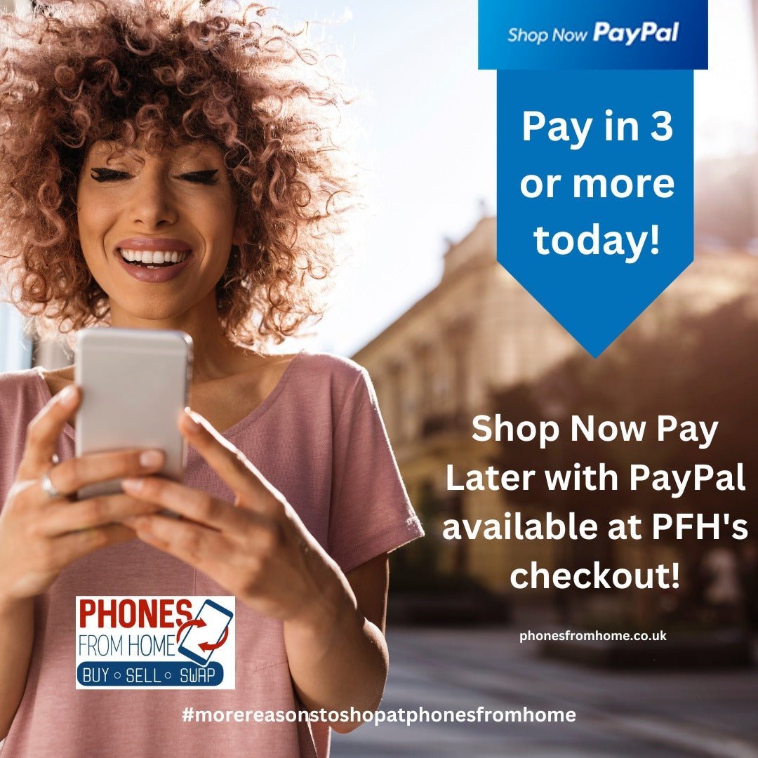 Buy a mobile phone and pay in instalments with PayPal