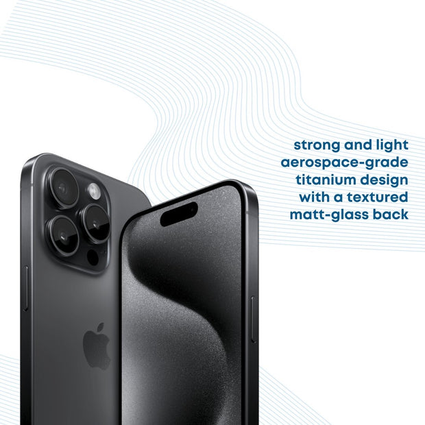 Apple iPhone 15 Pro Max (256GB) - Black Titanium