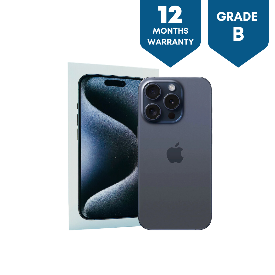 Apple iPhone 15 Pro Max  (256GB) - Blue Titanium