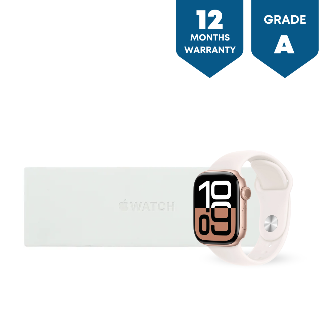 Apple Watch Series 10 GPS & Cellular 46mm Smartwatch with Rose Gold