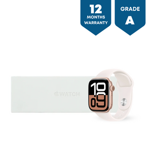 Apple Watch Series 10 GPS & Cellular 46mm Smartwatch with Rose Gold