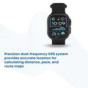 NEW (Sealed) Apple Watch Ultra 2 GPS + Cellular 49mm Smartwatch, Sports Watch with Black Rugged Titanium Case with Black Black ocen strap Loop Fitness Tracker, Precision GPS, Extra-Long Battery Life, Carbon Neutral