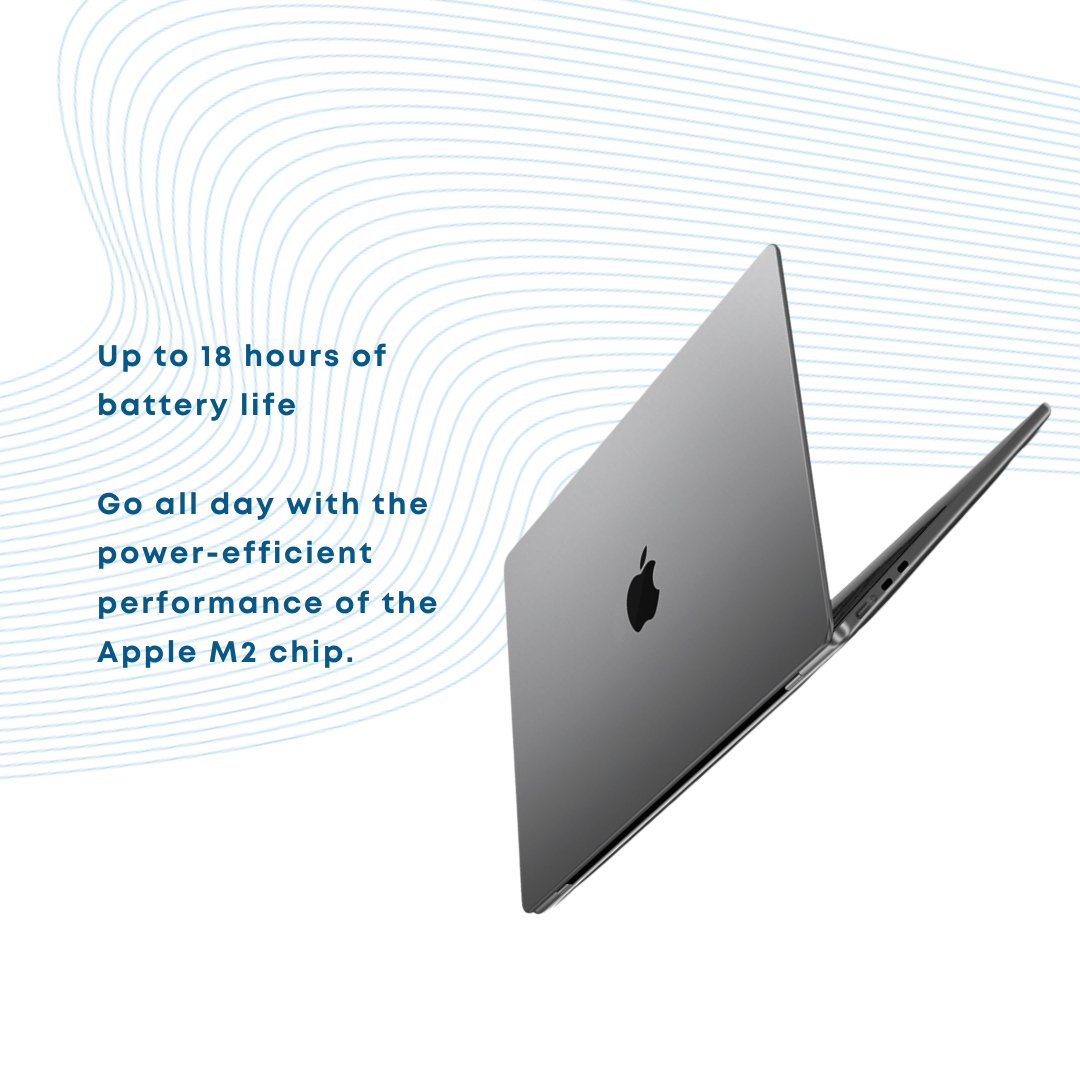 Apple 2023 MacBook Air laptop with M2 chip: 15.3-inch Liquid Retina display, 8GB RAM, 256GB SSD storage, backlit keyboard, 1080p FaceTime HD camera, Touch ID. Works with iPhone/iPad; - Phones From Home