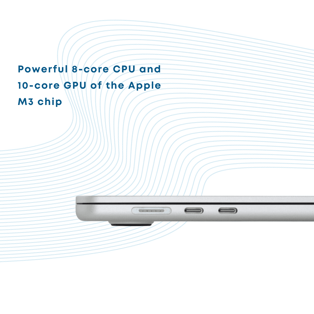 Apple 2024 MacBook Air 15 inch Laptop with M3 chip: 16GB Unified Memory, 256GB SSD Storage, Backlit Keyboard, 1080p FaceTime HD Camera, Touch ID - Phones From Home