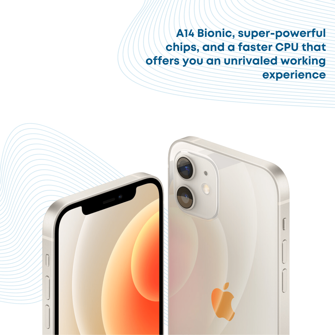 Apple iPhone 12 (128GB) - White - Phones From Home