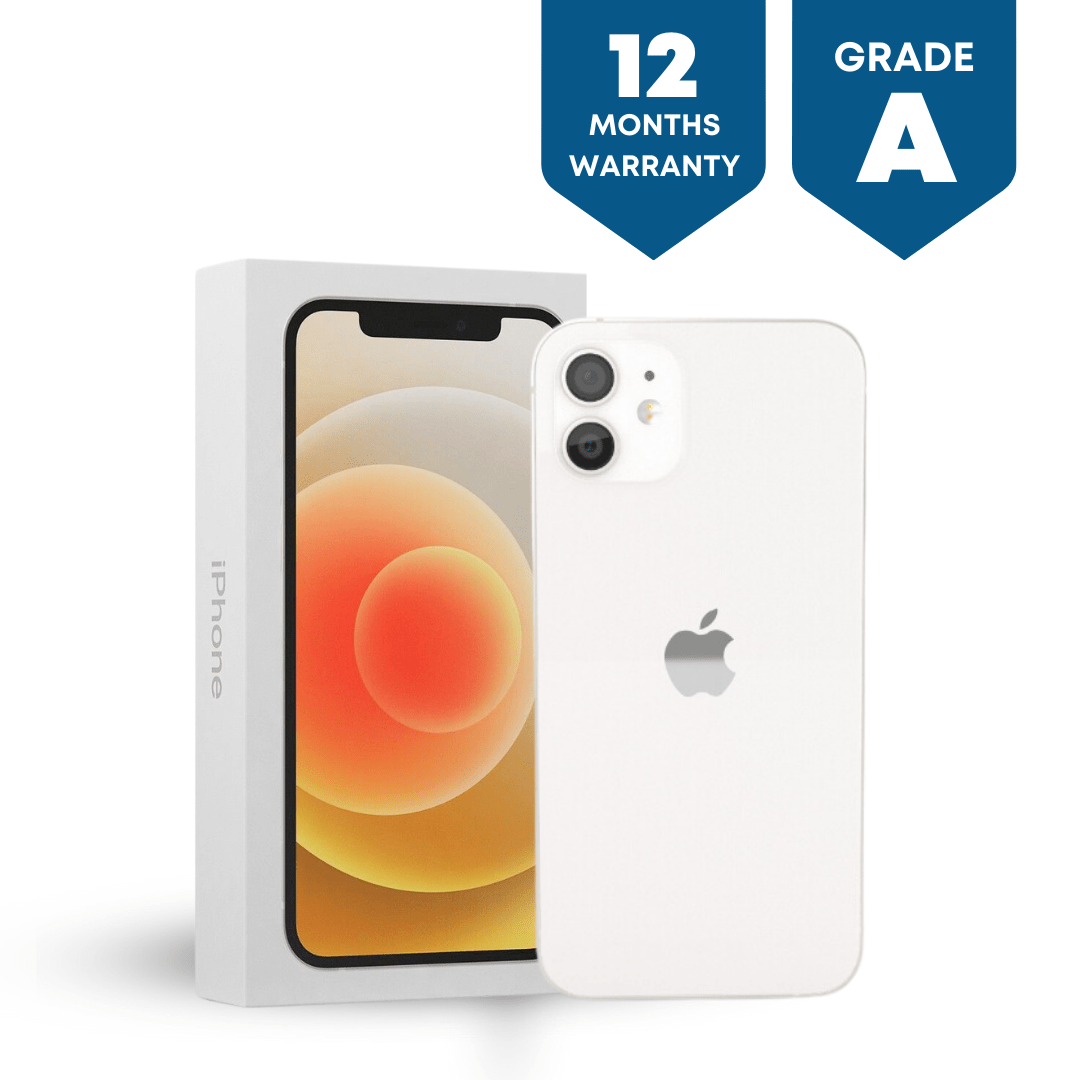 Apple iPhone 12 (128GB) - White - Phones From Home