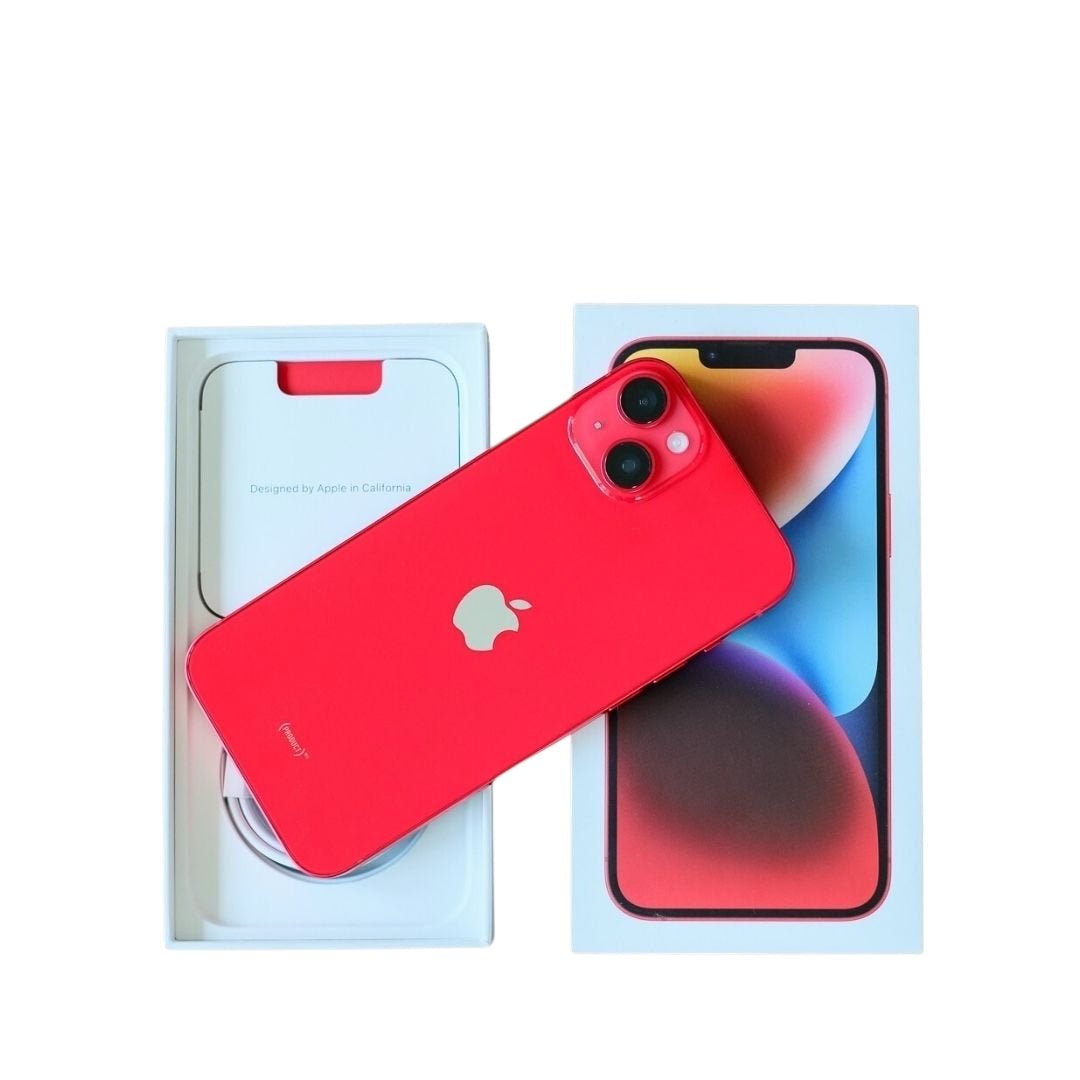 Apple iPhone 14 Plus (128GB) - Red - Phones From Home
