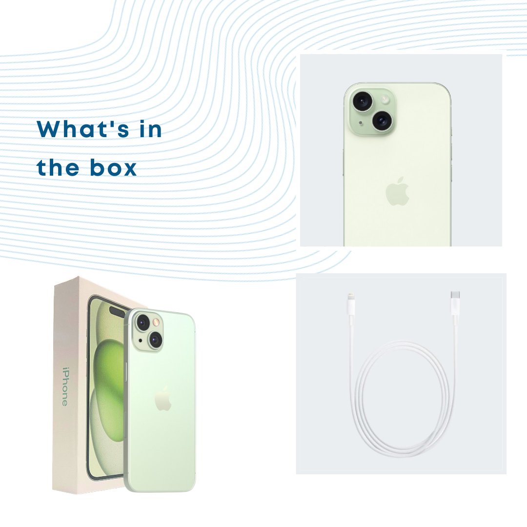 Apple iPhone 15 (128GB) - Green - Phones From Home