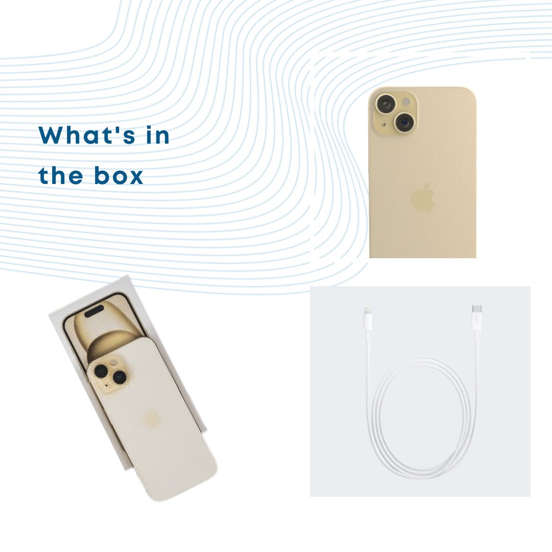 Apple iPhone 15 128GB - Yellow - Phones From Home