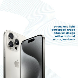 Apple iPhone 15 Pro Max (512GB) - White Titanium - Phones From Home