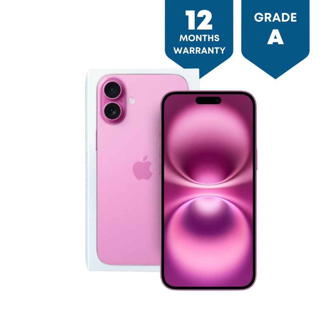 Apple iPhone 16 Plus 128GB - Pink - Phones From Home