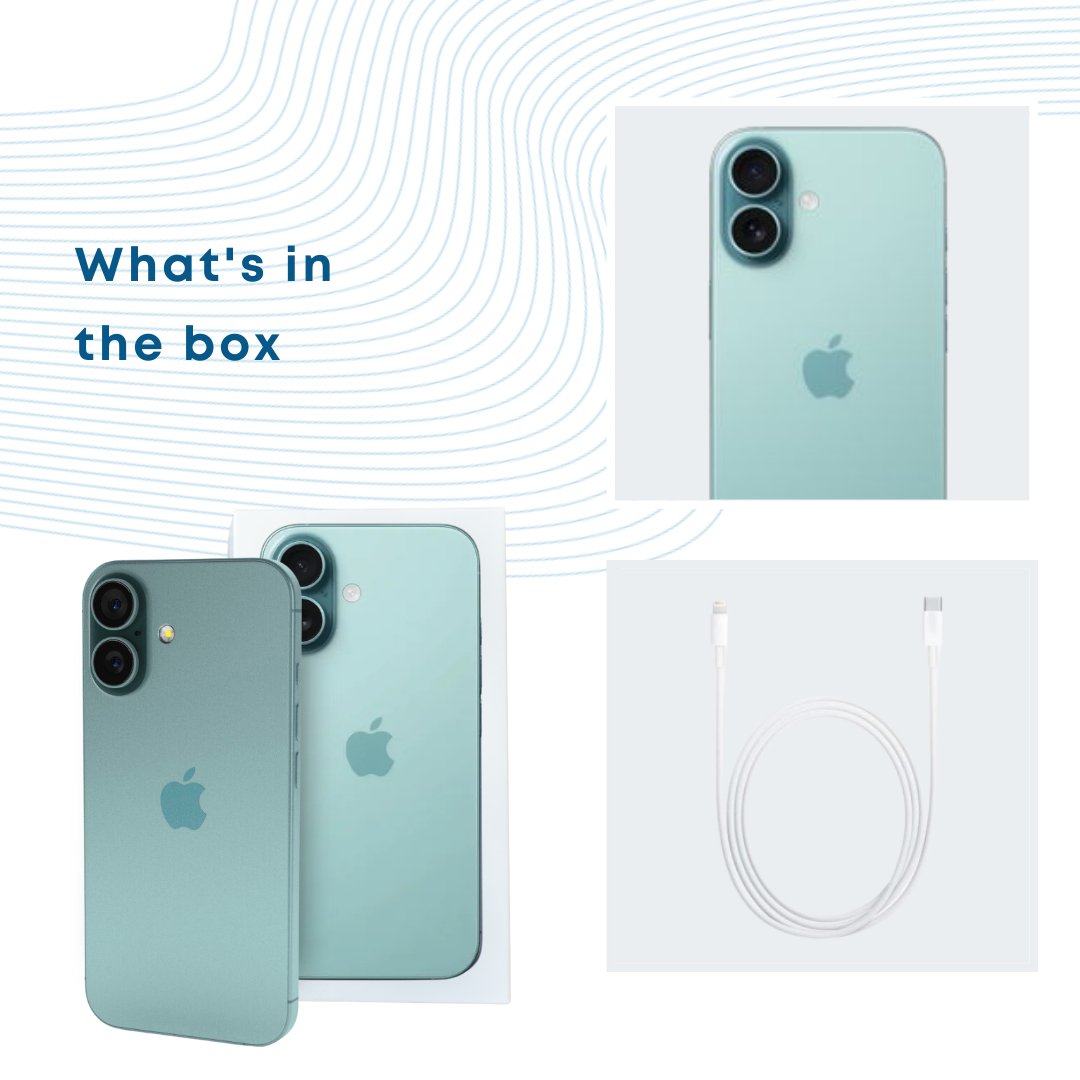 Apple iPhone 16 Plus 256GB - Teal - Phones From Home