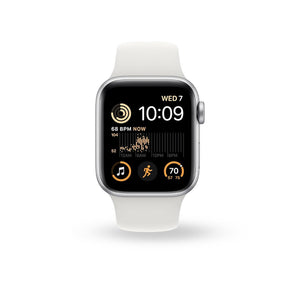 Apple Watch SE 2nd generation GPS 40mm Starlight Aluminium Case with Sport Band - Regular - Phones From Home