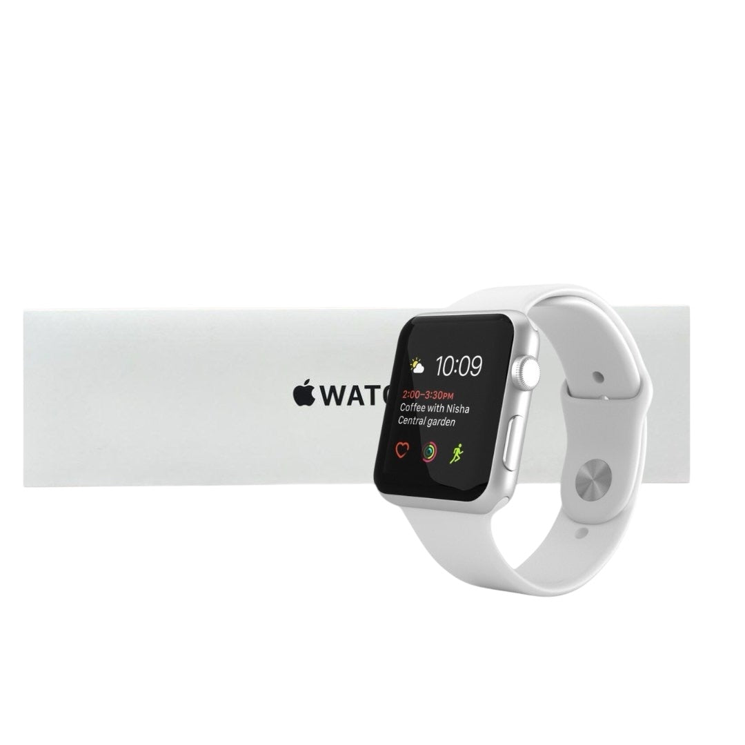 Apple Watch SE 2nd generation GPS 40mm Starlight Aluminium Case with Sport Band - Regular - Phones From Home