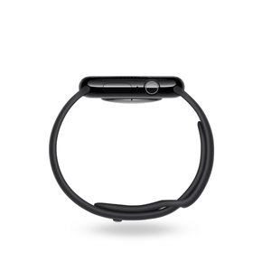 Apple Watch Series 10 GPS 42 mm Smartwatch with Jet Black Aluminium Case with Ink Sport Loop - One Size. Fitness Tracker, ECG App, Always - On Retina Display, Carbon Neutral - Phones From Home