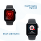 Apple Watch Series 10 GPS & Cellular 46mm Smartwatch with Black Aluminium Case with black Sport Loop - One Size. Fitness Tracker, ECG App, Always - On Retina Display, Carbon Neutral - Phones From Home