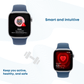 Apple Watch Series 10 GPS & Cellular 46mm Smartwatch with Silver Aluminium Case with Ink Sport Loop - One Size. Fitness Tracker, ECG App, Always - On Retina Display, Carbon Neutral - Phones From Home
