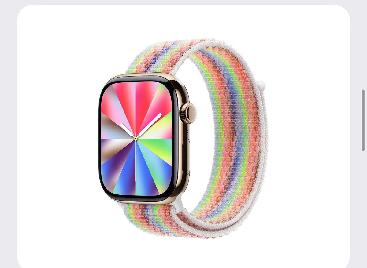 Apple Watch Series 11 46mm Gold Titanium Case GPS & 5G - Pride edition - Phones From Home