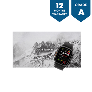 Apple Watch Ultra 2 (Black Edition) [GPS + Cellular 49mm] Smartwatch with Rugged Titanium Case & Black Loop Fitness Tracker, Precision GPS, Action Button, Extra - Long Battery Life - Phones From Home