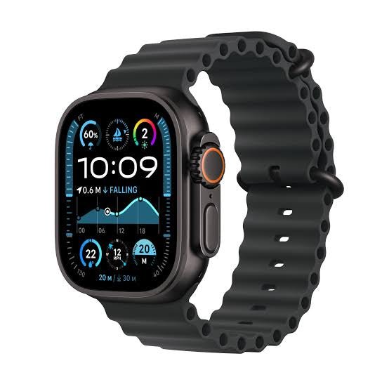 Apple Watch Ultra 2 GPS + Cellular 49mm Smartwatch, Sports Watch with Black Rugged Titanium Case with Black Alpine strap Loop Fitness Tracker, Precision GPS, Extra - Long Battery Life, Carbon Neutral - Phones From Home