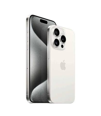 New Apple iPhone 15 Pro Max (256GB)- White Titanium - Phones From Home