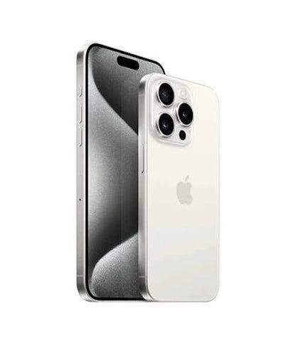 New Apple iPhone 15 Pro Max (256GB)- White Titanium - Phones From Home