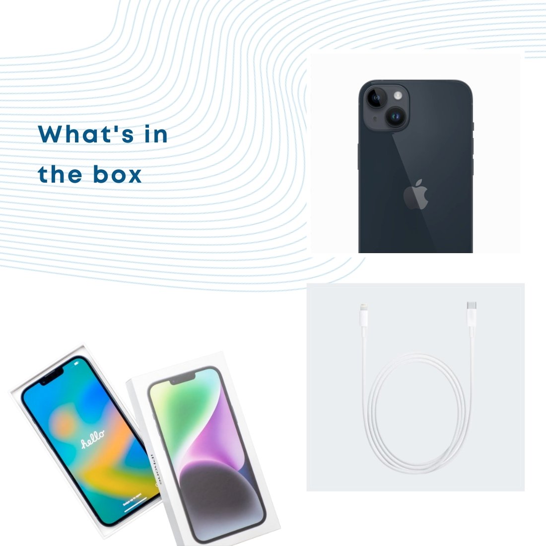 New Open Box | Apple iPhone 14 (128GB) - Midnight - Phones From Home