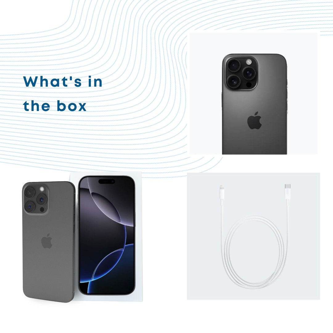 New Open Box | Apple iPhone 16 Pro Max 256GB - Black - Phones From Home