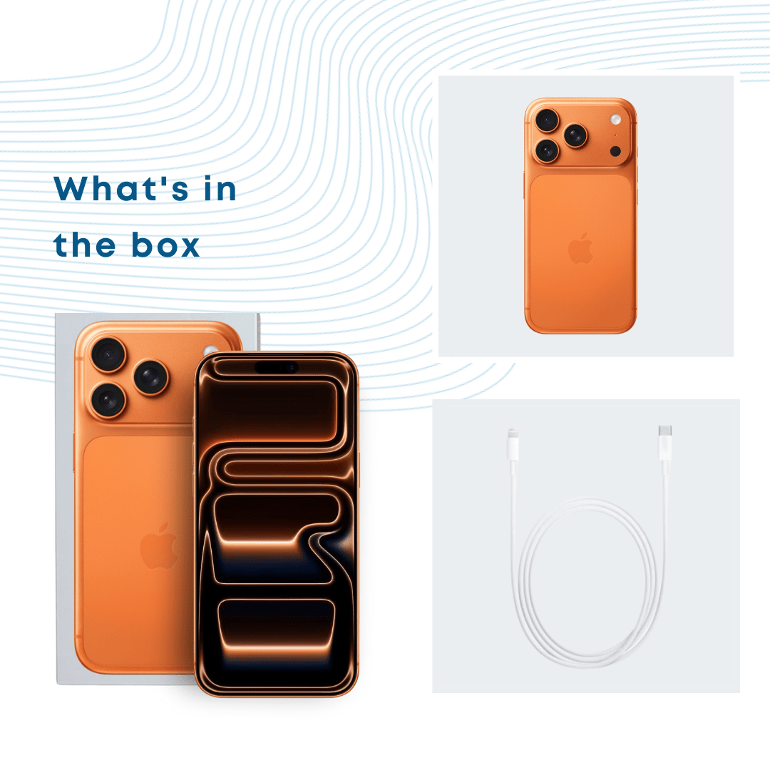 NEW (Open Box) Apple iPhone 17 Pro (256GB) - Orange - Phones From Home