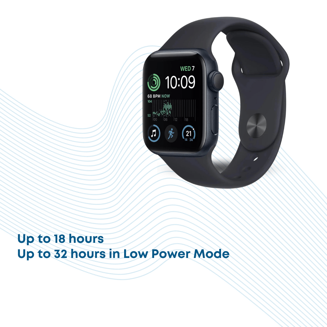 NEW (Sealed) 2025 Apple Watch SE (3rd generation) GPS 40mm Midnight Aluminium Case with Midnight Sport Band - Phones From Home