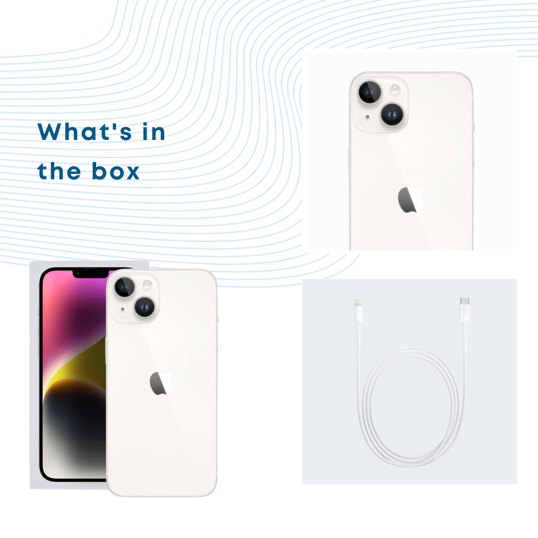 NEW (Sealed) Apple iPhone 14 (128GB) - Starlight - Phones From Home