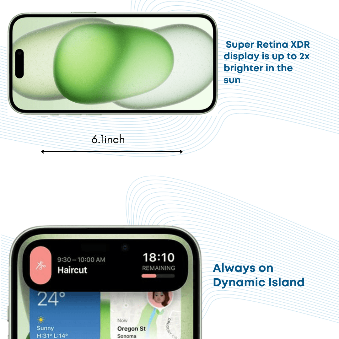 NEW (Sealed) Apple iPhone 15 (128GB) - Green - Phones From Home