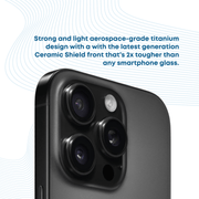 New/ Sealed | Apple iPhone 16 Pro 128GB - Black Titanium - Phones From Home