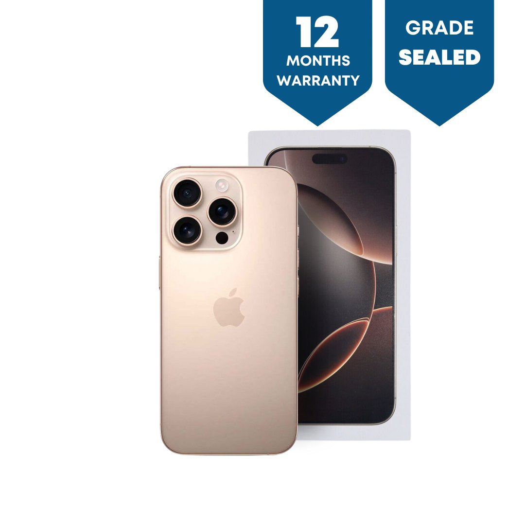 New/ Sealed | Apple iPhone 16 Pro 256GB - Desert Titanium - Phones From Home