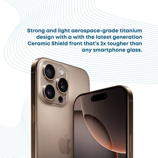 NEW (Sealed) Apple iPhone 16 Pro Max 512GB - Desert Titanium - Phones From Home