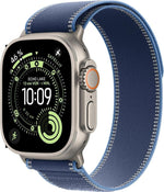 NEW (Sealed) Apple Watch Ultra 3 Titanium Natural Trail Loop Blue/Bright Blue M/L - Phones From Home