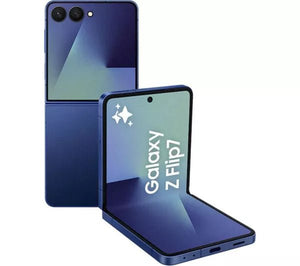 New (Sealed) Samsung Galaxy Z Flip7 AI Phone, Thin & Light Foldable Design, Large Cover Screen, 50MP Camera, 256GB - Phones From Home