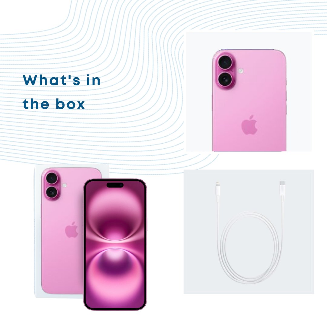 New/Sealed Apple iPhone 16 128GB - Pink - Phones From Home