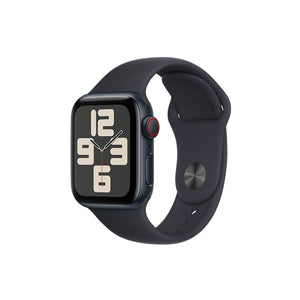 New/Sealed Apple Watch SE 2nd generation GPS & Cellular 40mm Midnight Aluminium Case with Midnight Sport Band - Regular - Phones From Home