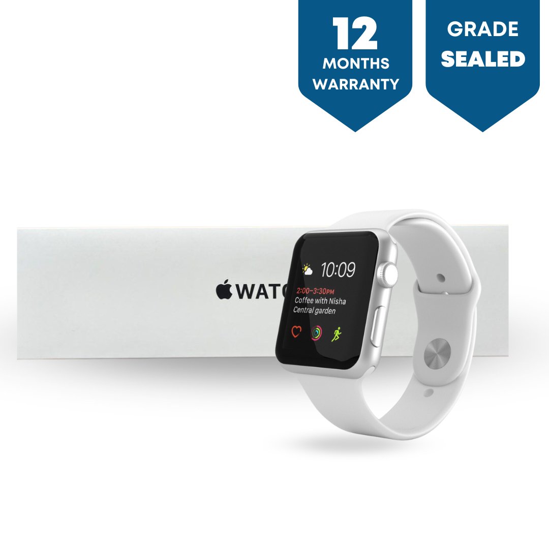 New/Sealed Apple Watch SE 2nd generation GPS & Cellular 40mm Starlight Aluminium Case with Sport Band - Regular - Phones From Home