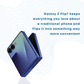 Samsung Galaxy Z Flip7 AI Phone, Thin & Light Foldable Design, Large Cover Screen, 50MP Camera, (256GB) - Phones From Home