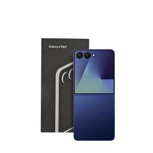 Samsung Galaxy Z Flip7 AI Phone, Thin & Light Foldable Design, Large Cover Screen, 50MP Camera, (256GB) - Phones From Home